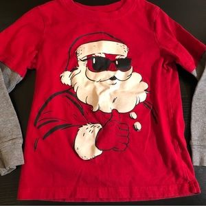 Carter’s Kids Cool Santa Long Sleeve Shirt Size 6